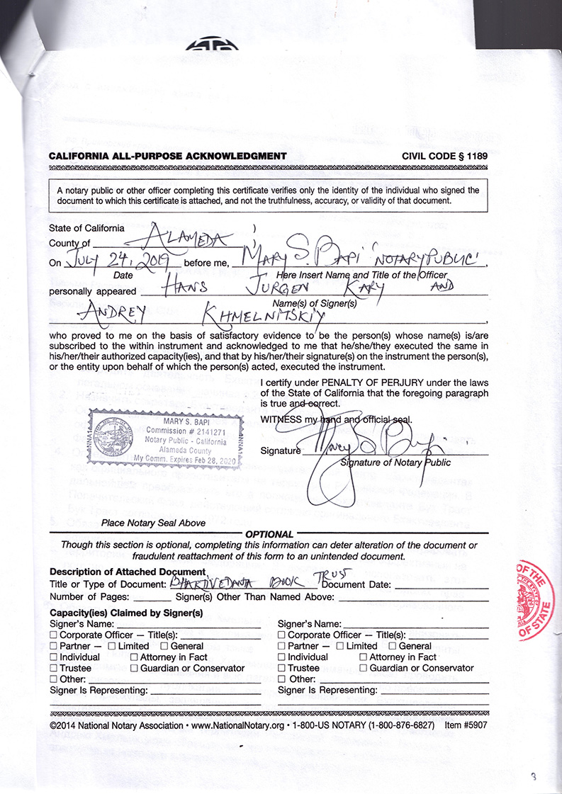 BBT Resolution 20190724-02 (Tasks for the Trustee)