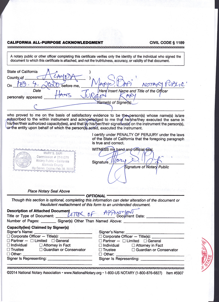 Leter of Appointment to Abhimanyu