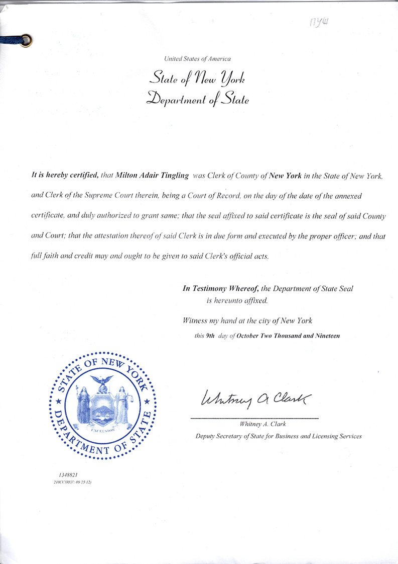 Oath by temple leaders